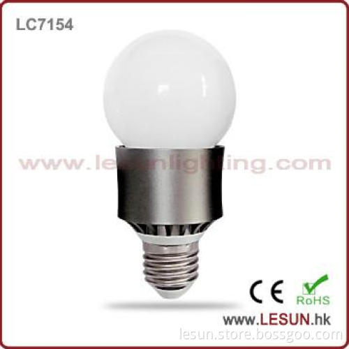 High lumen silver E27 9W cob bulb spotlights for home lighting LC7154